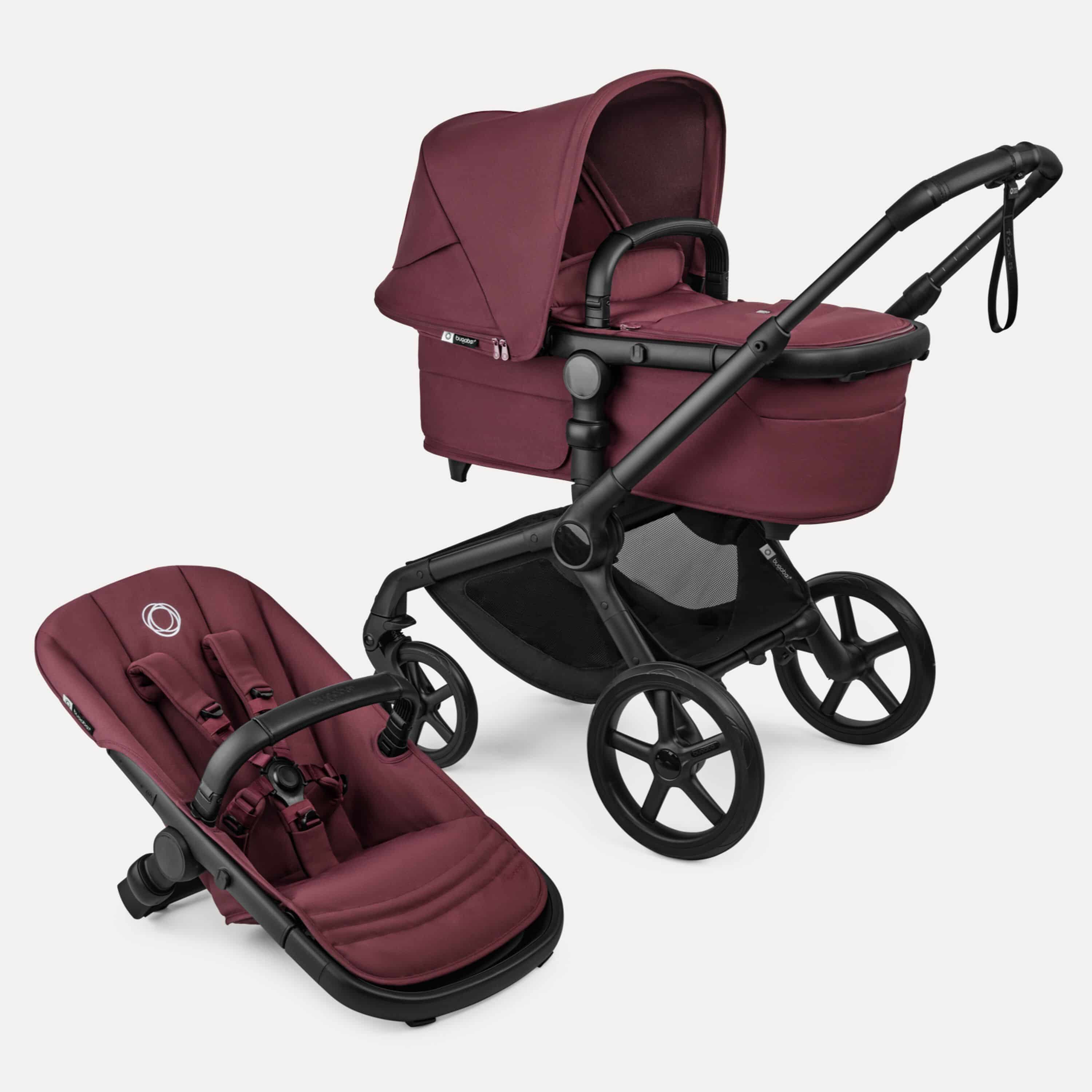 Bugaboo Fox5 Renew Kombikinderwagen Dark Cherry